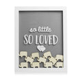 Gray & White Baby Shower Signature Frame Y834