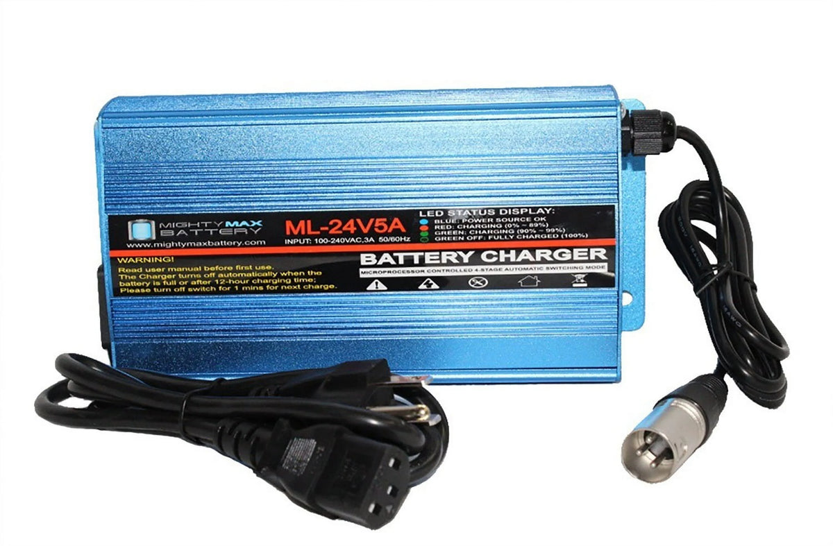 24V 5A Heavy Duty Battery Charger P65888