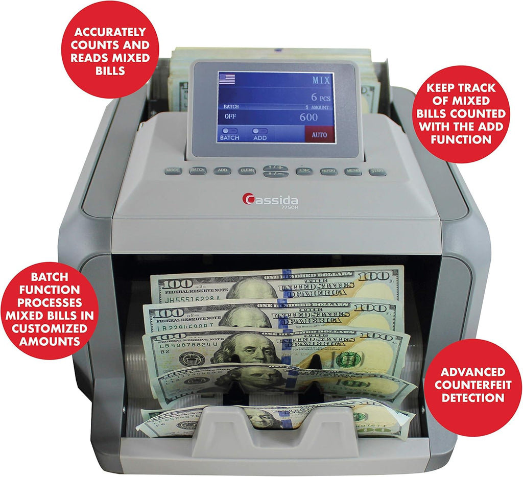 Money Counter Machine Mixed Denomination R128541