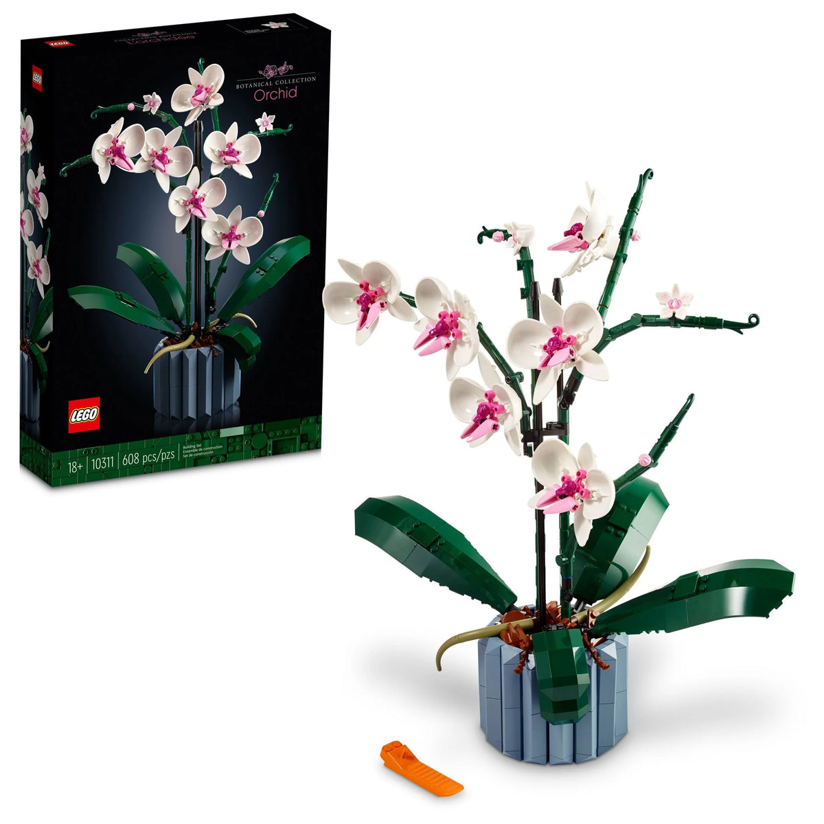 Artificial Plant Building Set with Flowers P830008