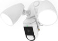 White Motion Sensor Floodlight Camera 1080P Security Cam M2045