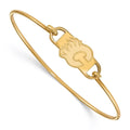 14K Yellow Gold Plated Wire Bangle Q369