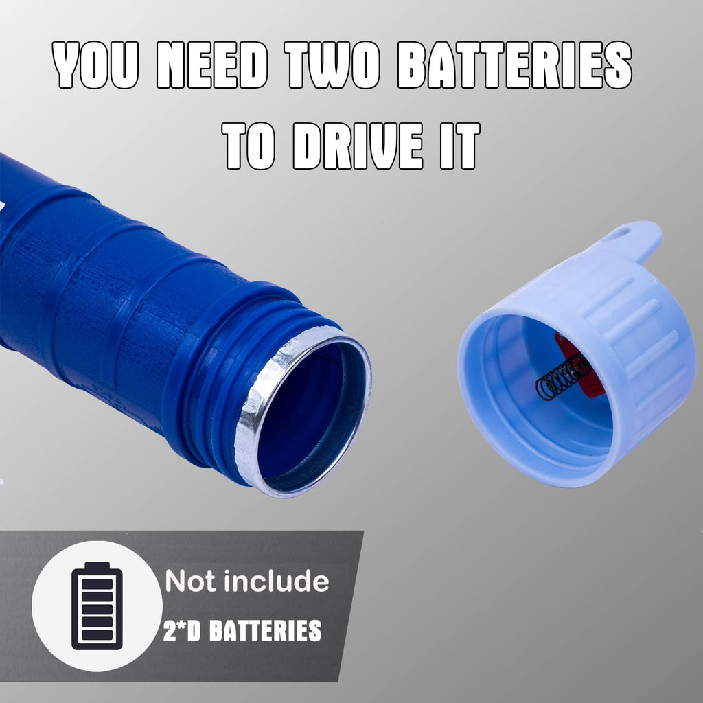 Portable Battery Operated Fuel Water Transfer Pump 2.3 Gal/Minute Blue Pack of 2 O236