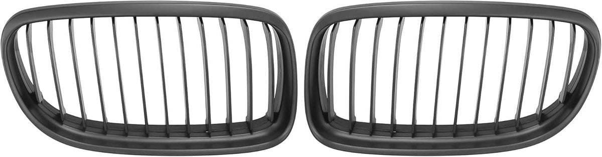 Black ABS Plastic Front Hood Kidney Grille A288971
