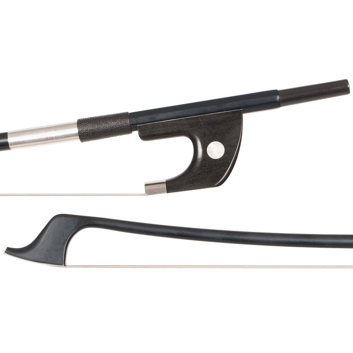 Black Carbon Graphite 3/4 German Bass Bow A554014
