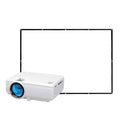 480P LCD Home Theater Projector with 100 Projector Screen V7484