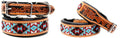 Cow Leather Adjustable Padded Dog Collar S60516