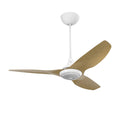 52 Ceiling Fan with Caramel Aluminum Blades and White Finish N44622