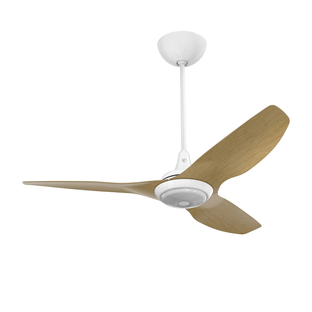52 Ceiling Fan with Caramel Aluminum Blades and White Finish N44622