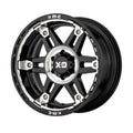 Gloss Black Machined 17x8 6x4.5 18mm Wheels H9190