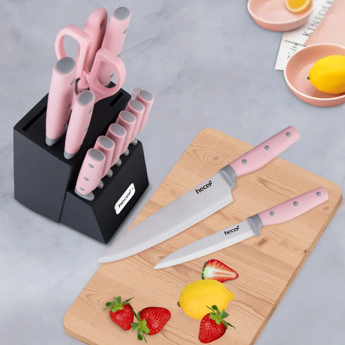 14 Pcs High Carbon Stainless Steel Knife Block Set S96066