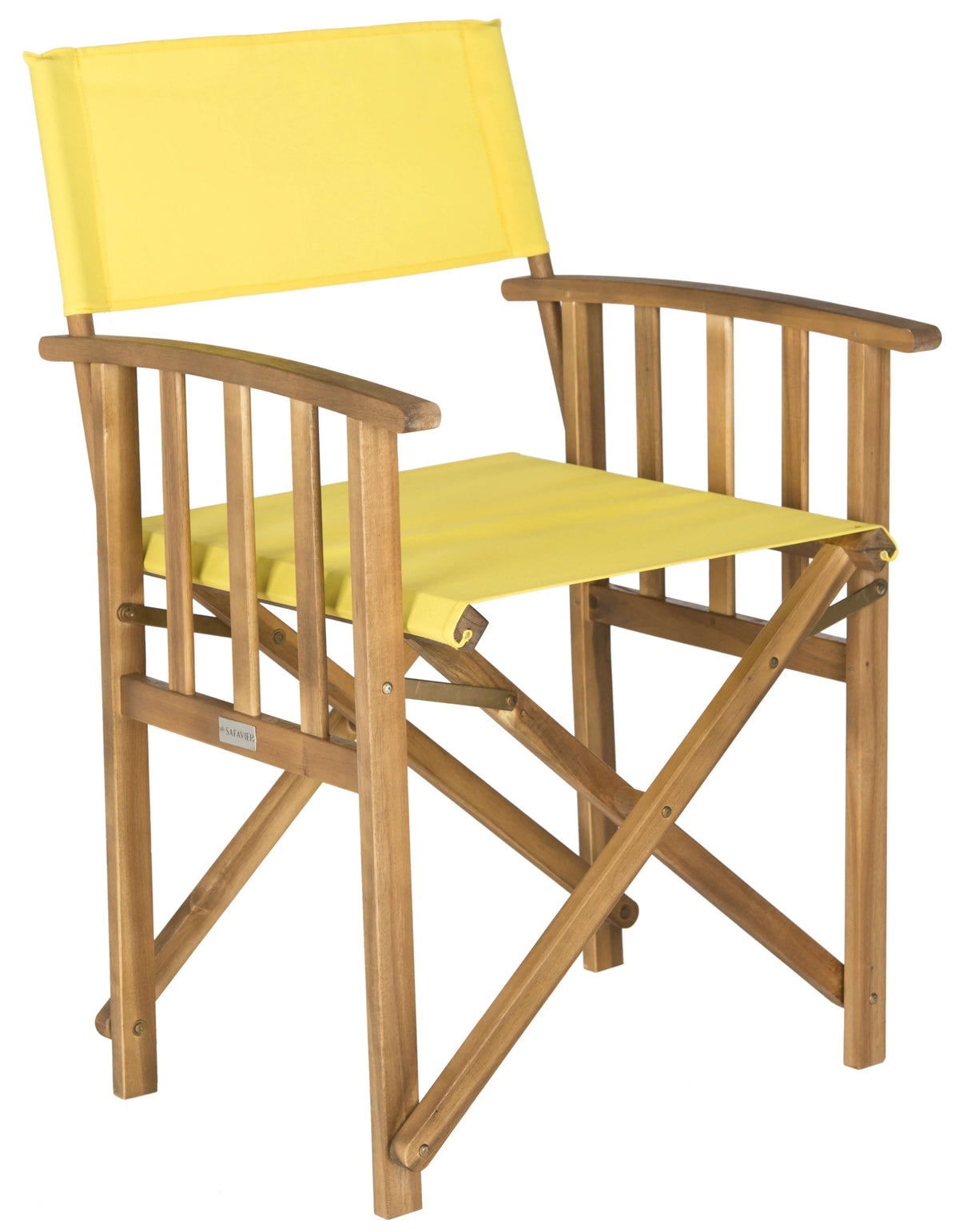 Set of 2 Natural Yellow Outdoor Chair E6899