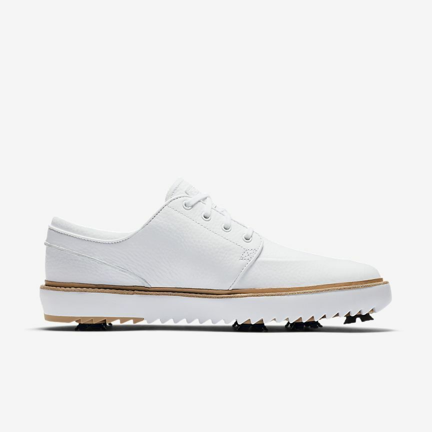 White Black Tan Gum Golf Shoes Z503