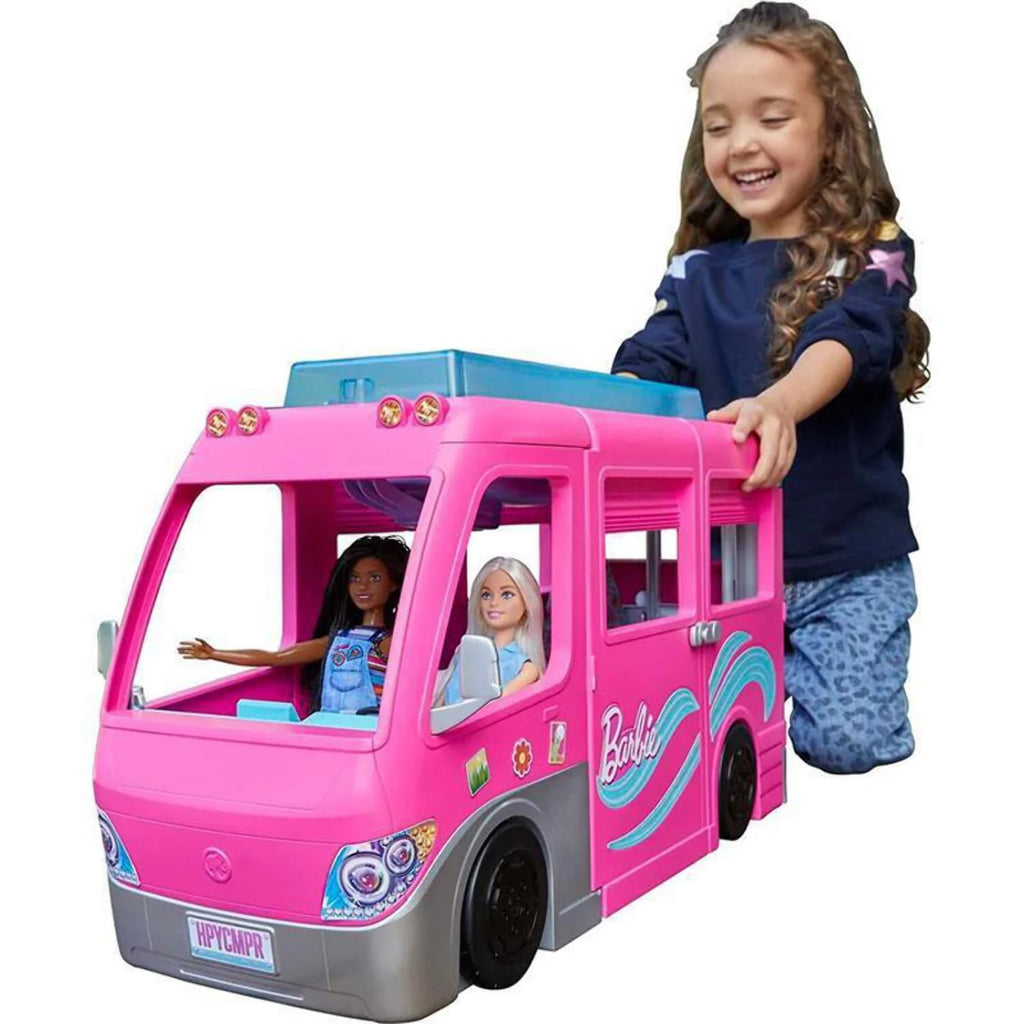 Barbie DreamCamper Vehicle Playset with 60 Accessories Y863