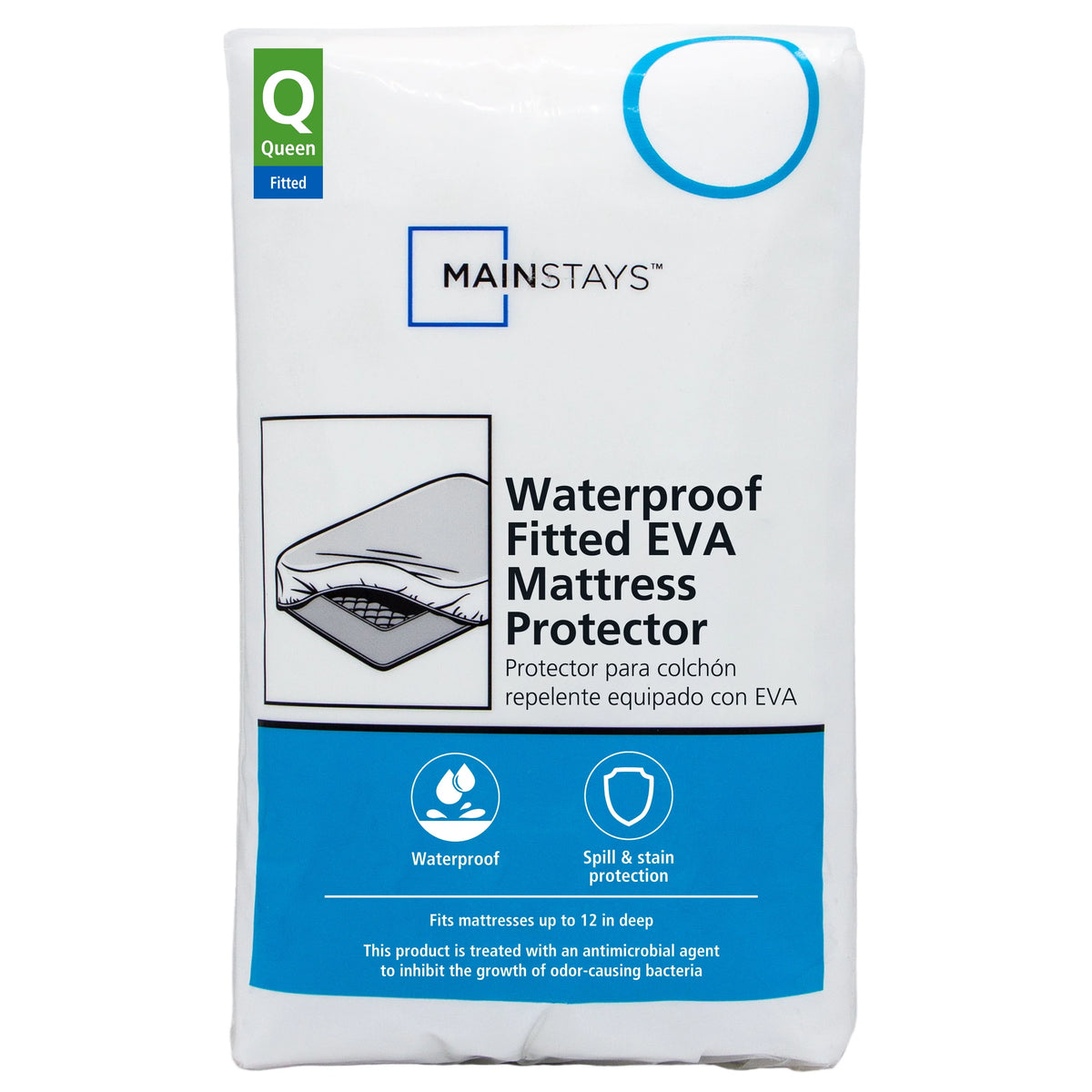 Waterproof EVA Fitted Mattress Protector King U597329