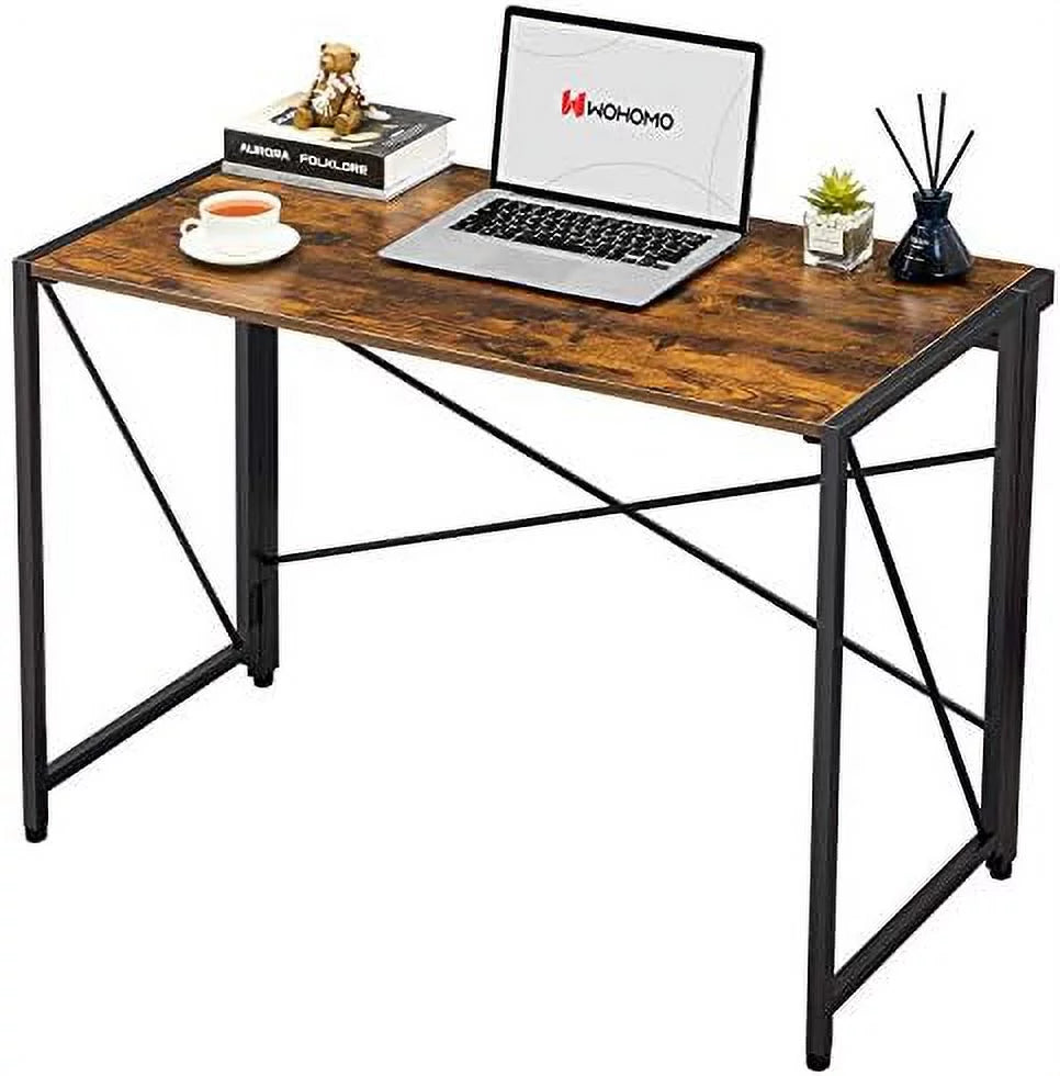 Folding Computer Desk Brown K596868