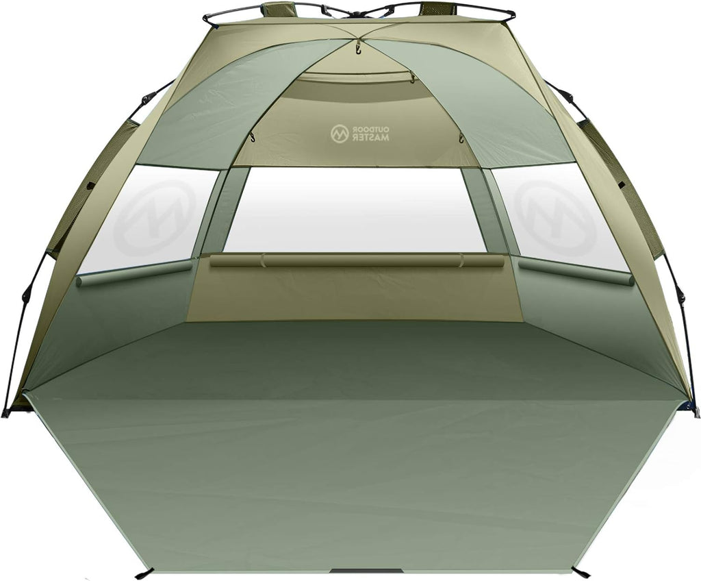 4 Person Pop Up Beach Tent with UPF 50+ UV Protection W284