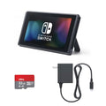 Nintendo Switch Console Bundle with 32GB MicroSD Card and USB-C Power Adapter R408375