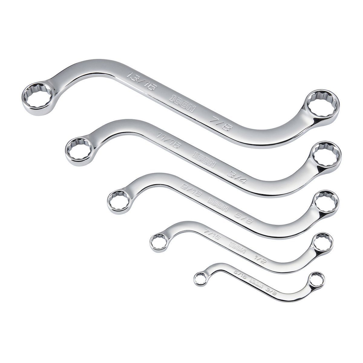 S-Shaped SAE Wrench Set, 5 Piece P937243