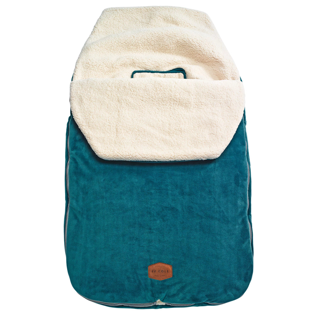 Sherpa-Lined Toddler Car Seat Cover and Bunting Bag Black D257335