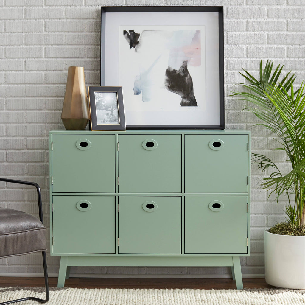 Mint Green Storage Cabinet V1299