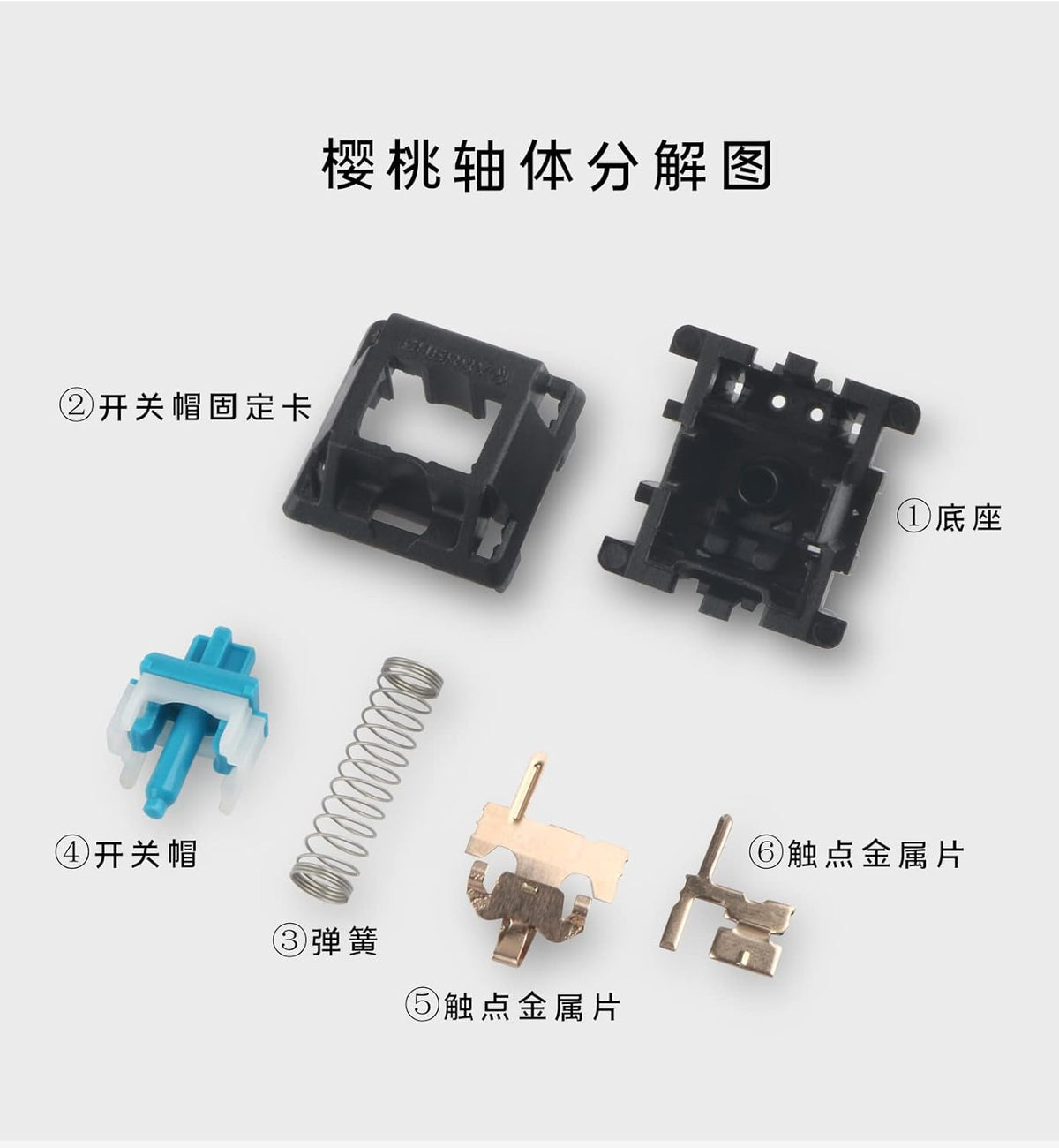 RGB Mechanical Keyboard Switch 65 PCS U335024