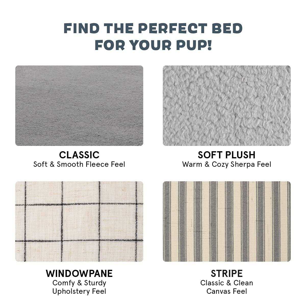 Memory Foam Dog Bed Plush Mattress T815