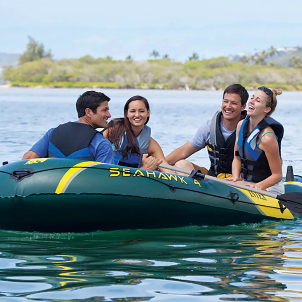 4 Person Inflatable Boat Set with Oars & Air Pump P553