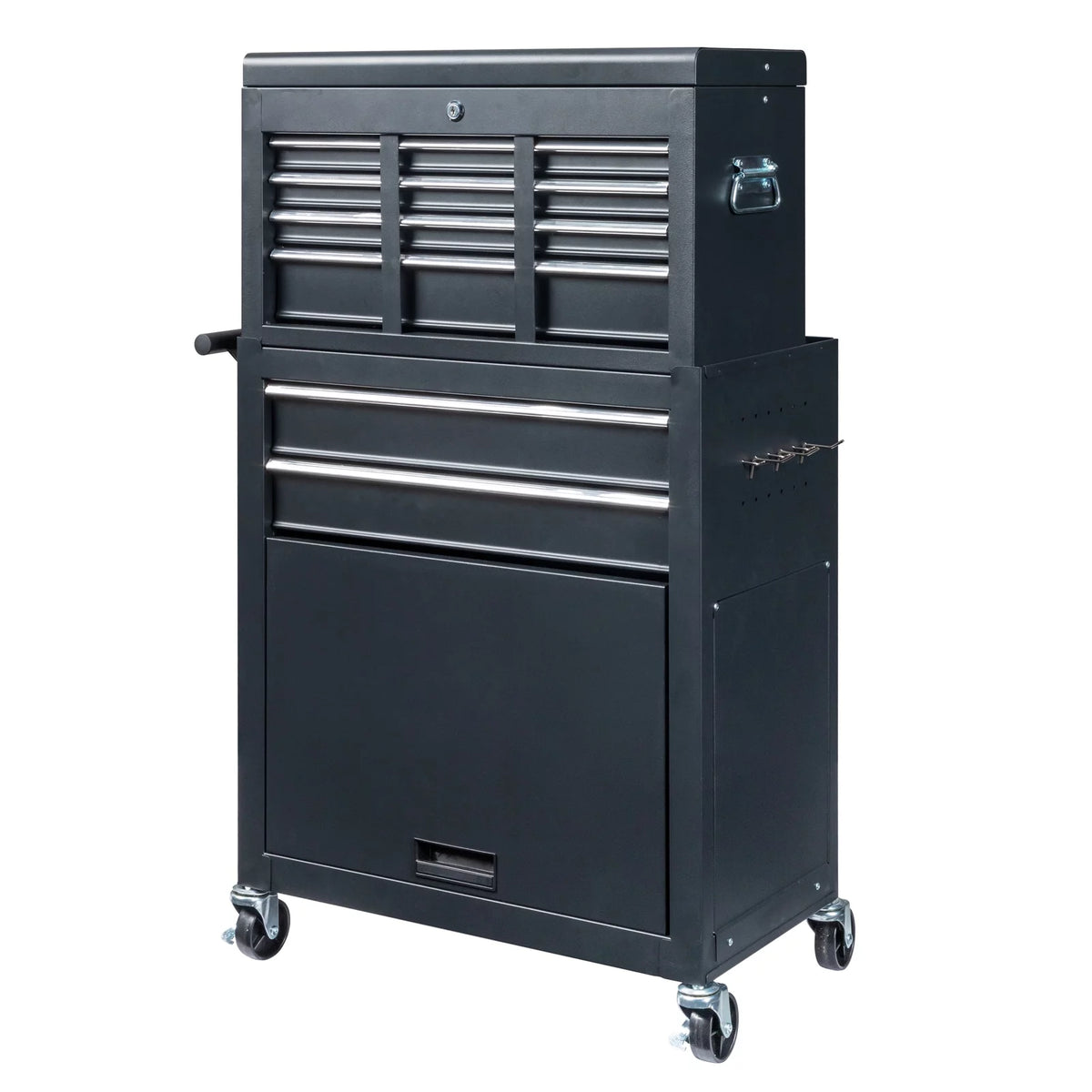 2 in 1 Rolling Tool Chest Storage Cabinet with 6 Drawers G93124