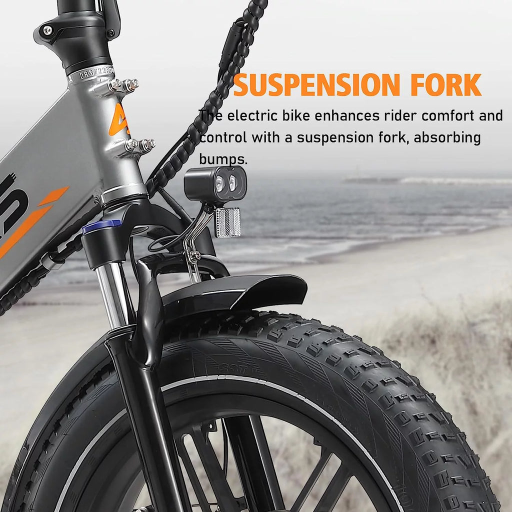 Folding Electric Bike 750W 48V 20inch Black L460