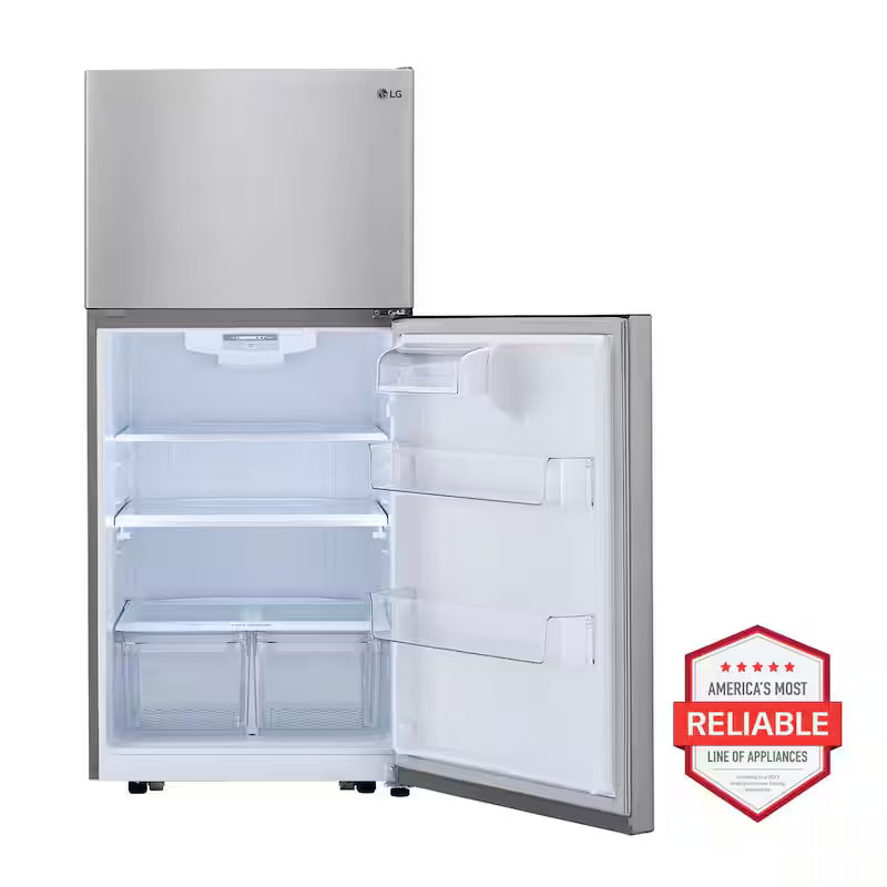 24 cu. ft. Top Mount Freezer Refrigerator Stainless Steel E710