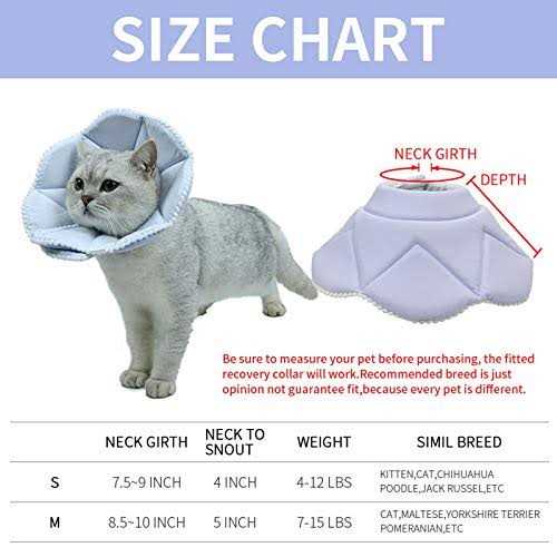 Soft Adjustable Cat Dog Recovery Collar G487862