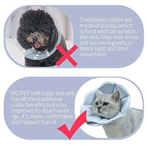 Soft Adjustable Cat Dog Recovery Collar G487862