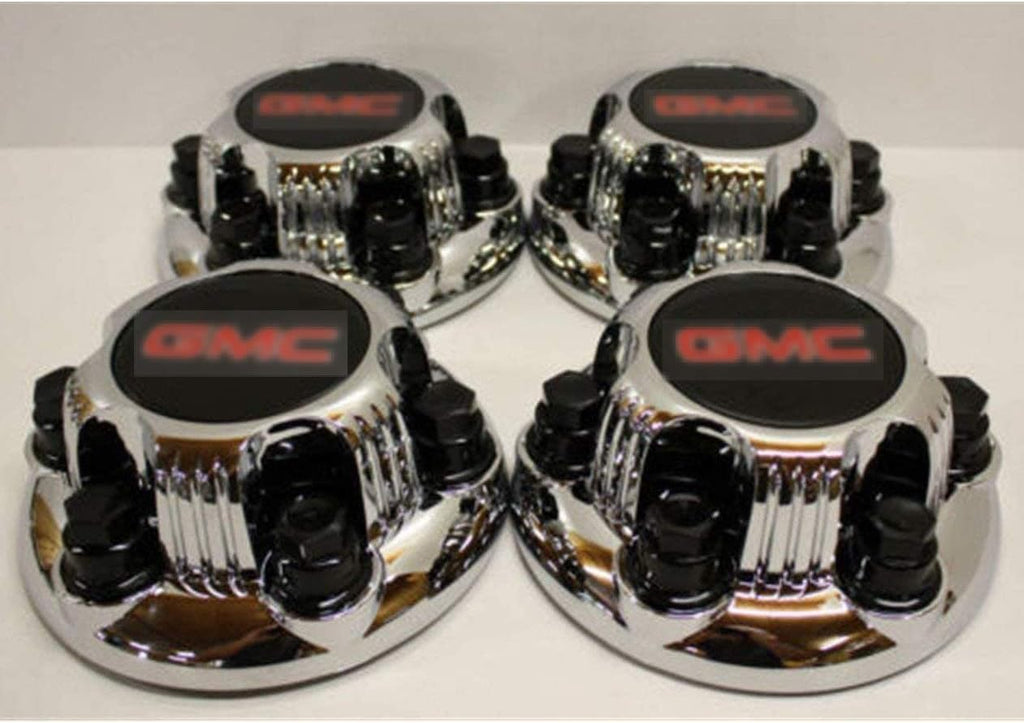 Set of 4 Chrome 6 Lug Center Caps Y465101