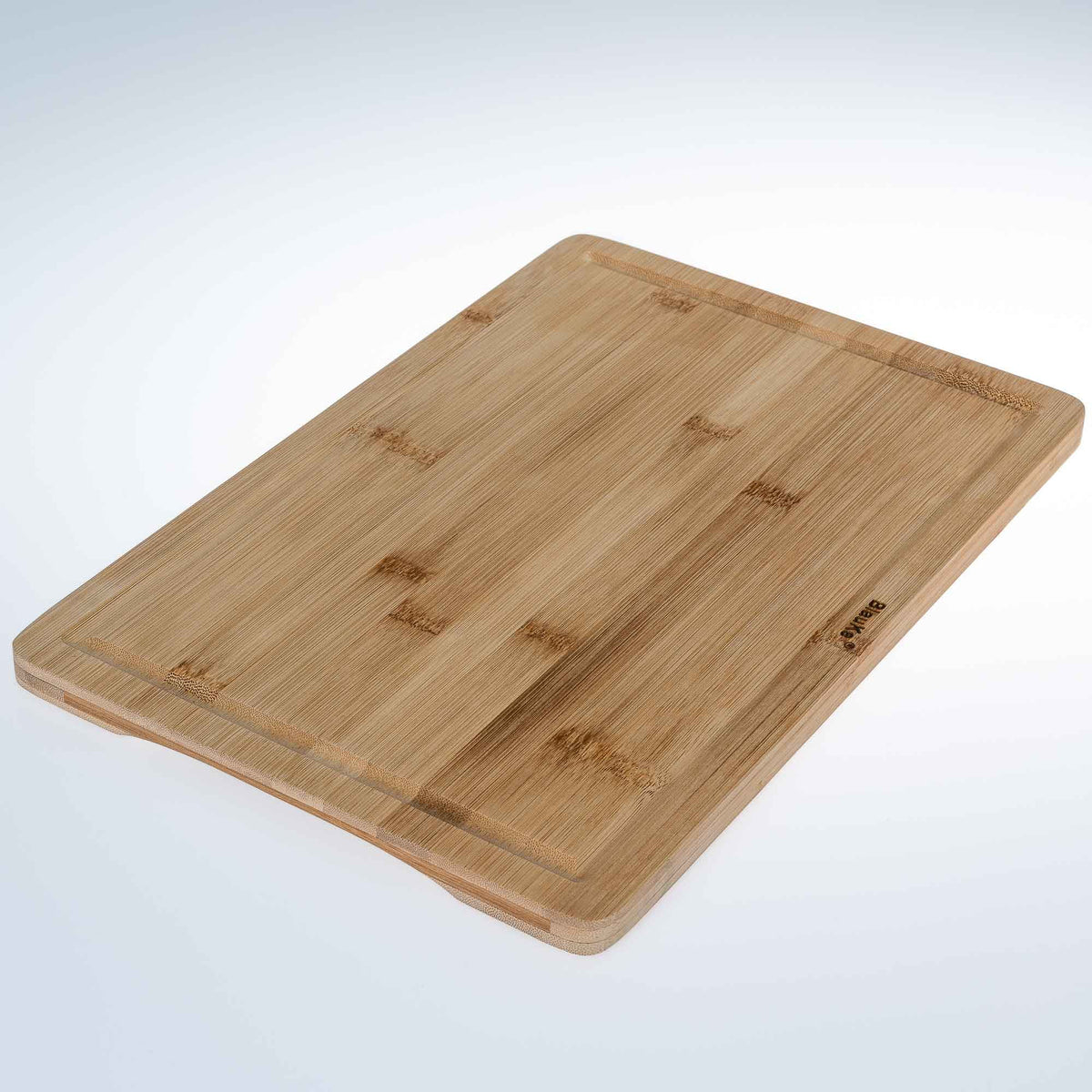 15x10" Bamboo Cutting Board with Juice Groove and Handles C1380