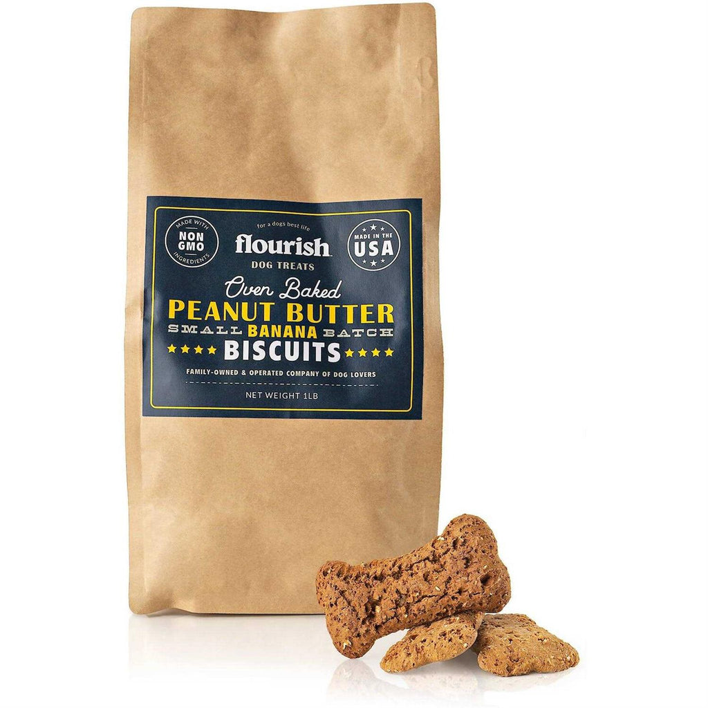 Peanut Butter Banana Biscuit Dog Treats H794934