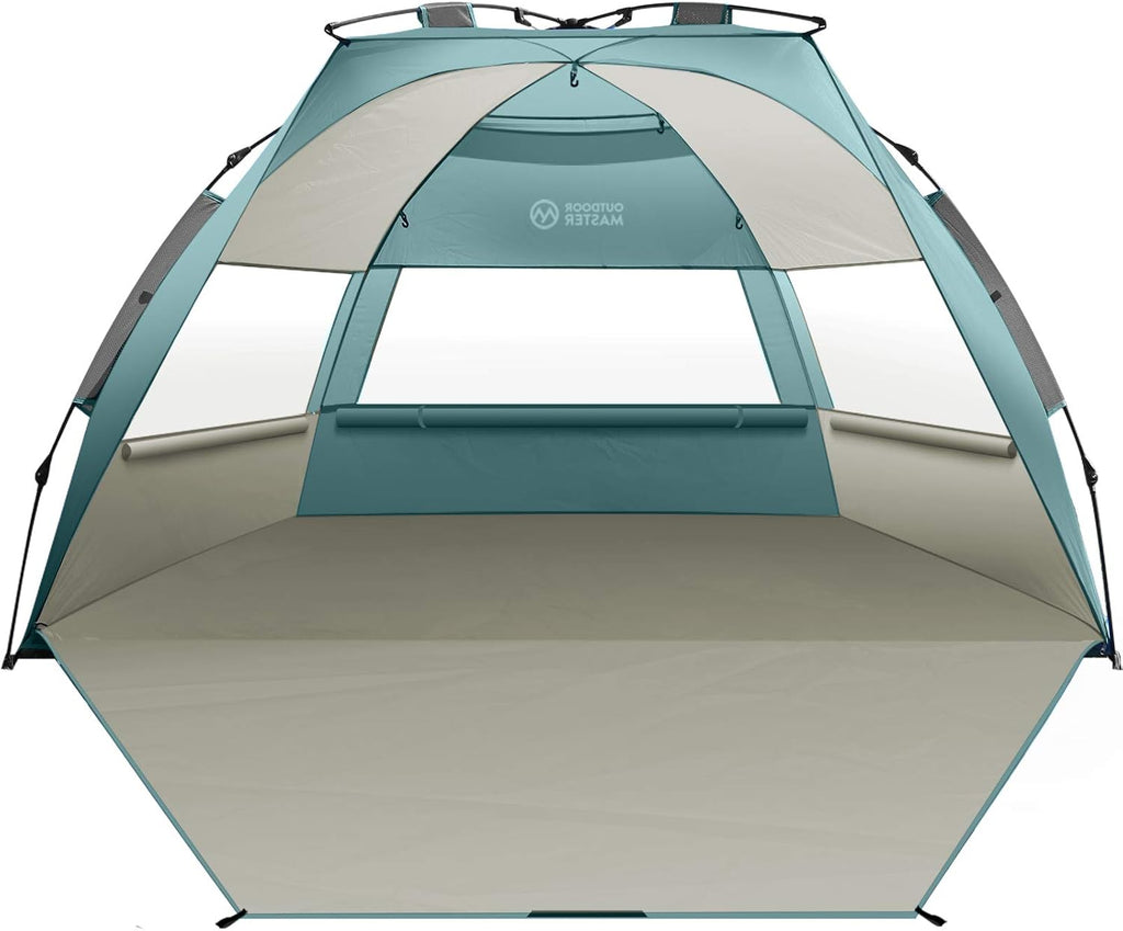 4 Person Pop Up Beach Tent with UPF 50+ UV Protection W284