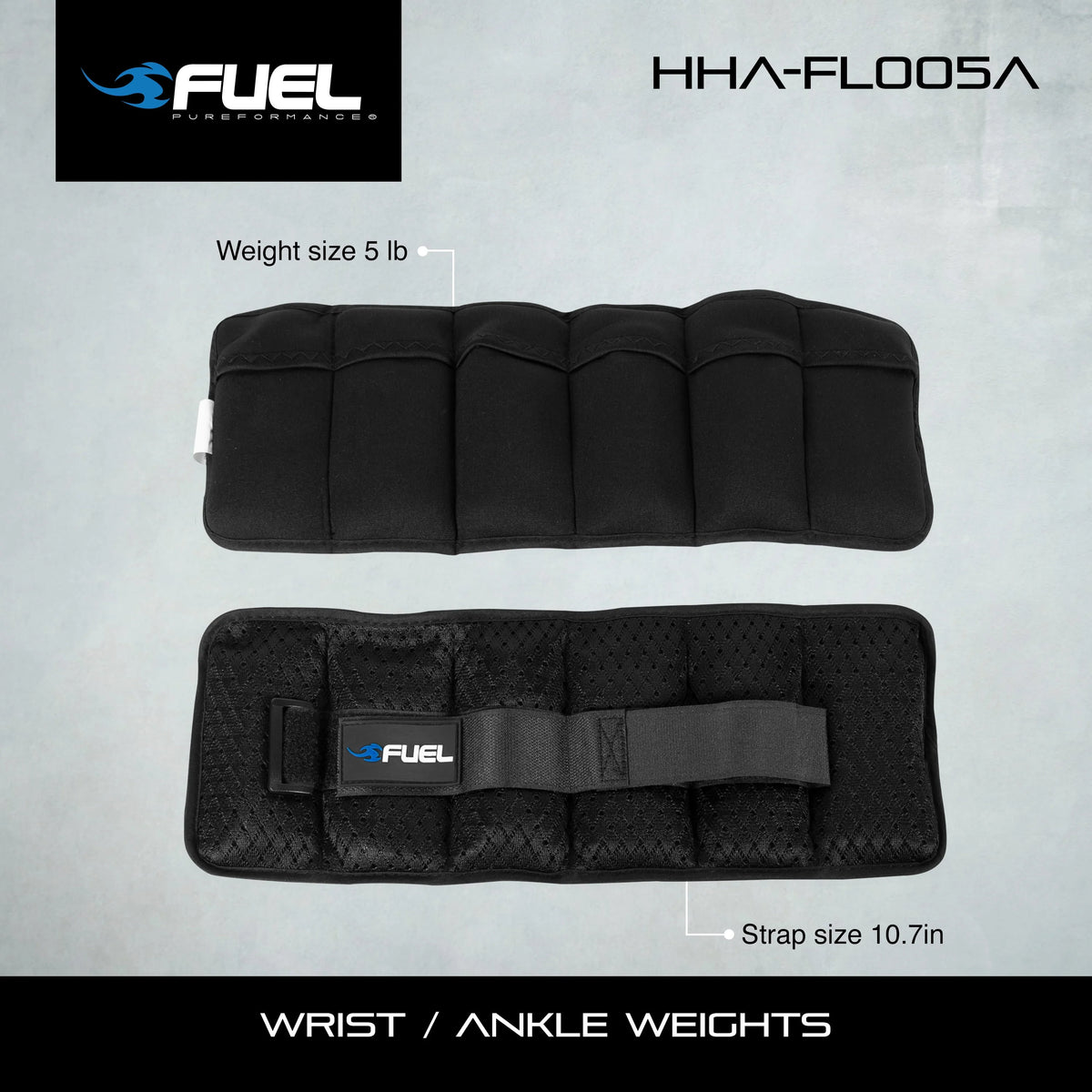 Adjustable Wrist Ankle Weights 10-Pound Pair K794