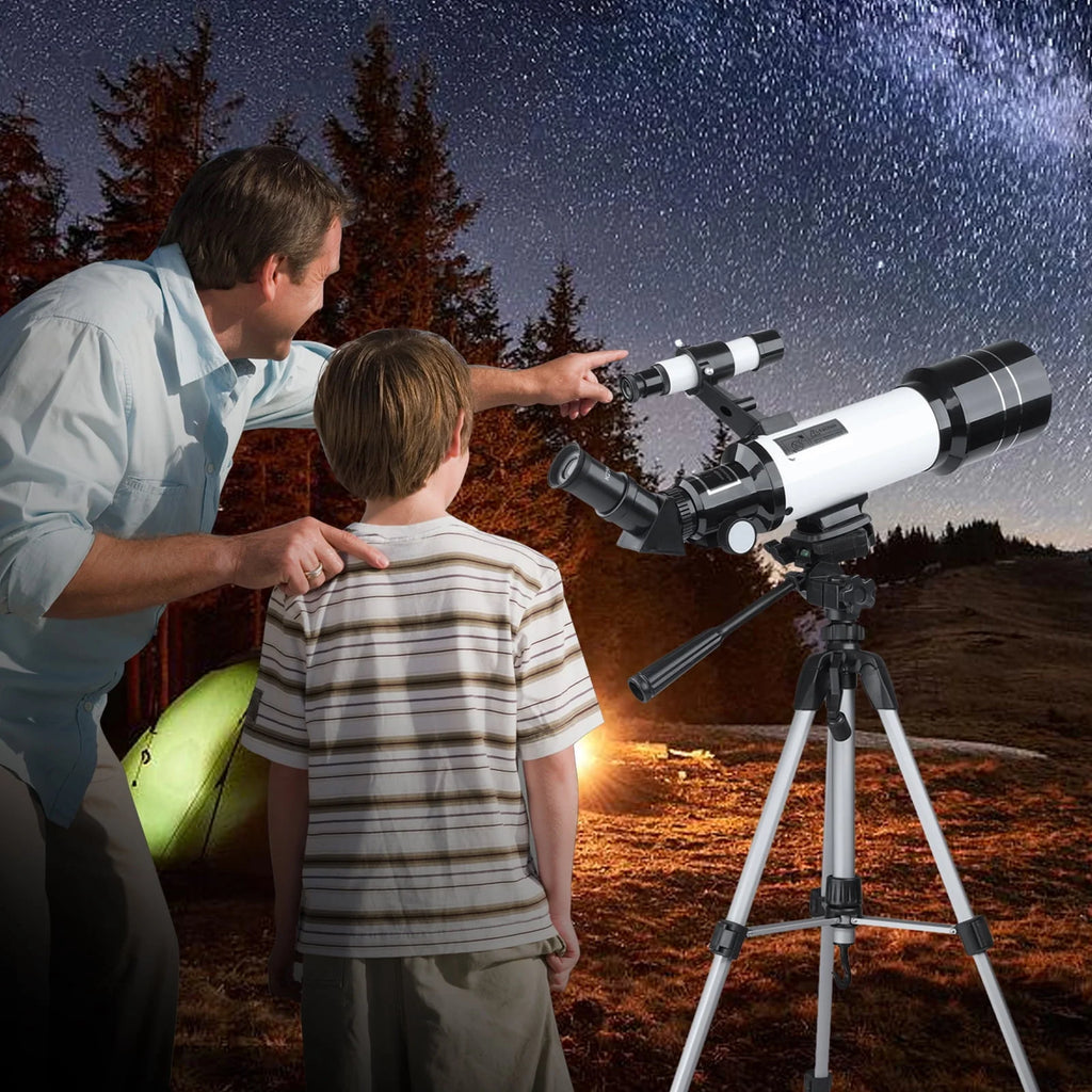 70mm Aperture 400mm Refracting Telescope with Tripod I36231