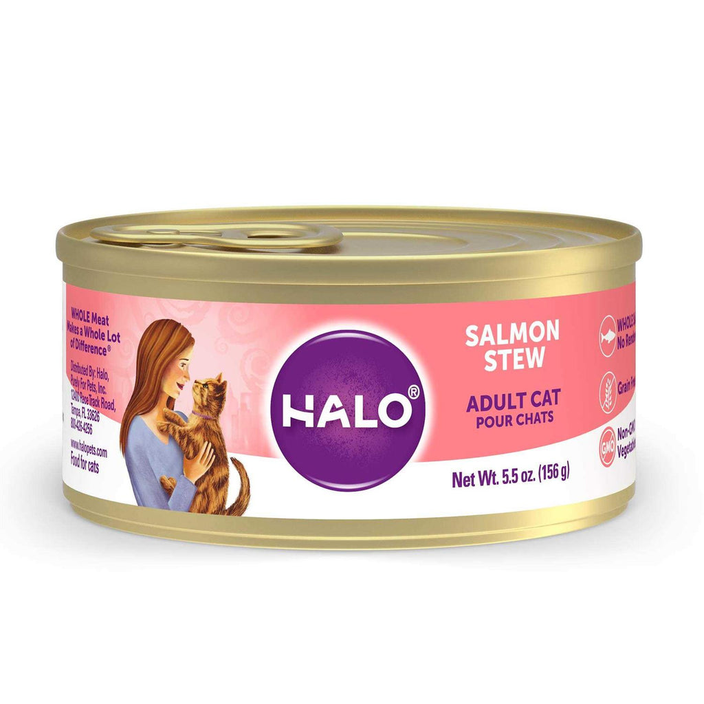 Grain Free Salmon Stew Adult Cat Food J90557