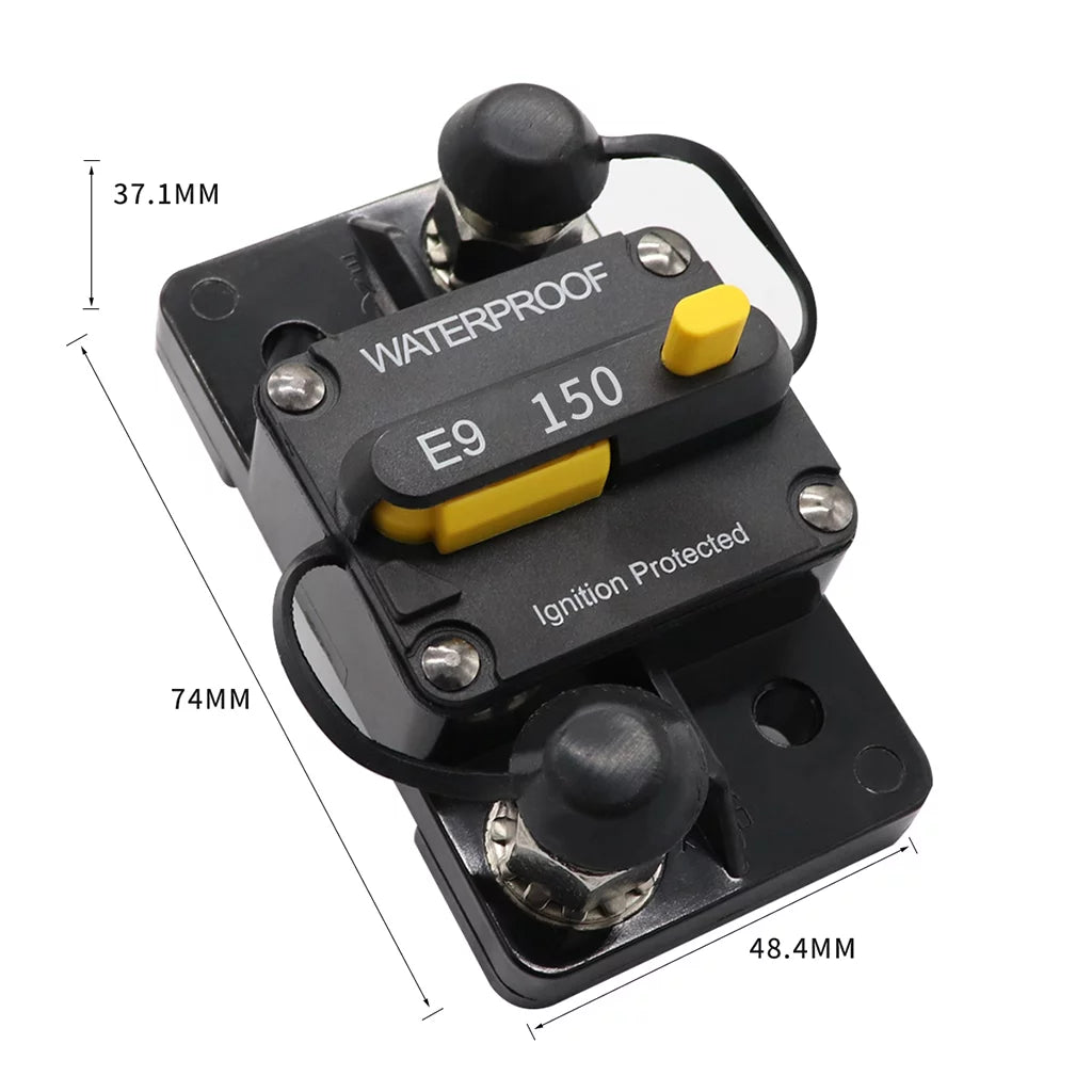 150Amp Circuit Breaker with Manual Waterproof Holder W240