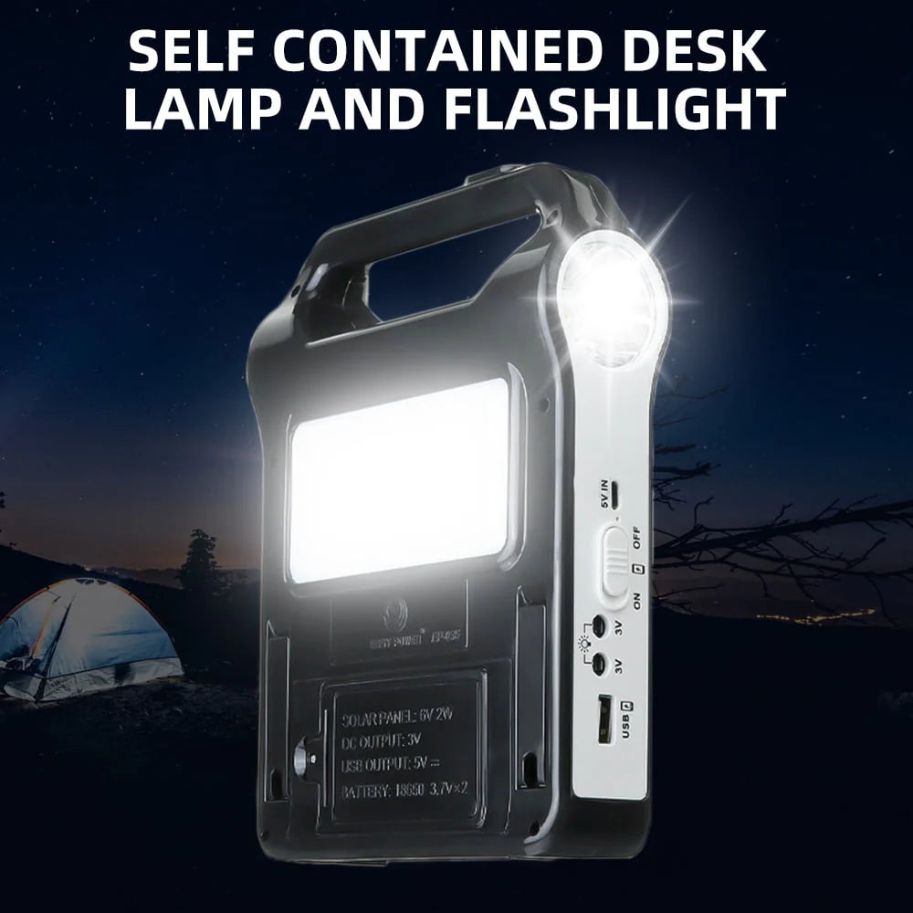 Portable Solar Power Station with Flashlights R283782