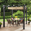 Steel Pergola with Canopy B12278