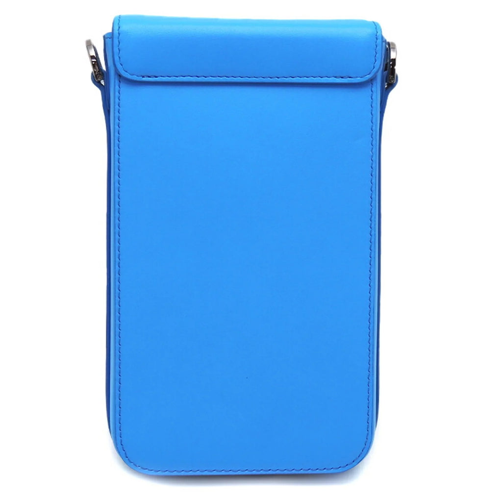 Pre-Owned Blue Leather Shoulder Bag P624691