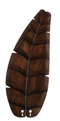 22 inch Oval Leaf Carved Wood Blade I57652