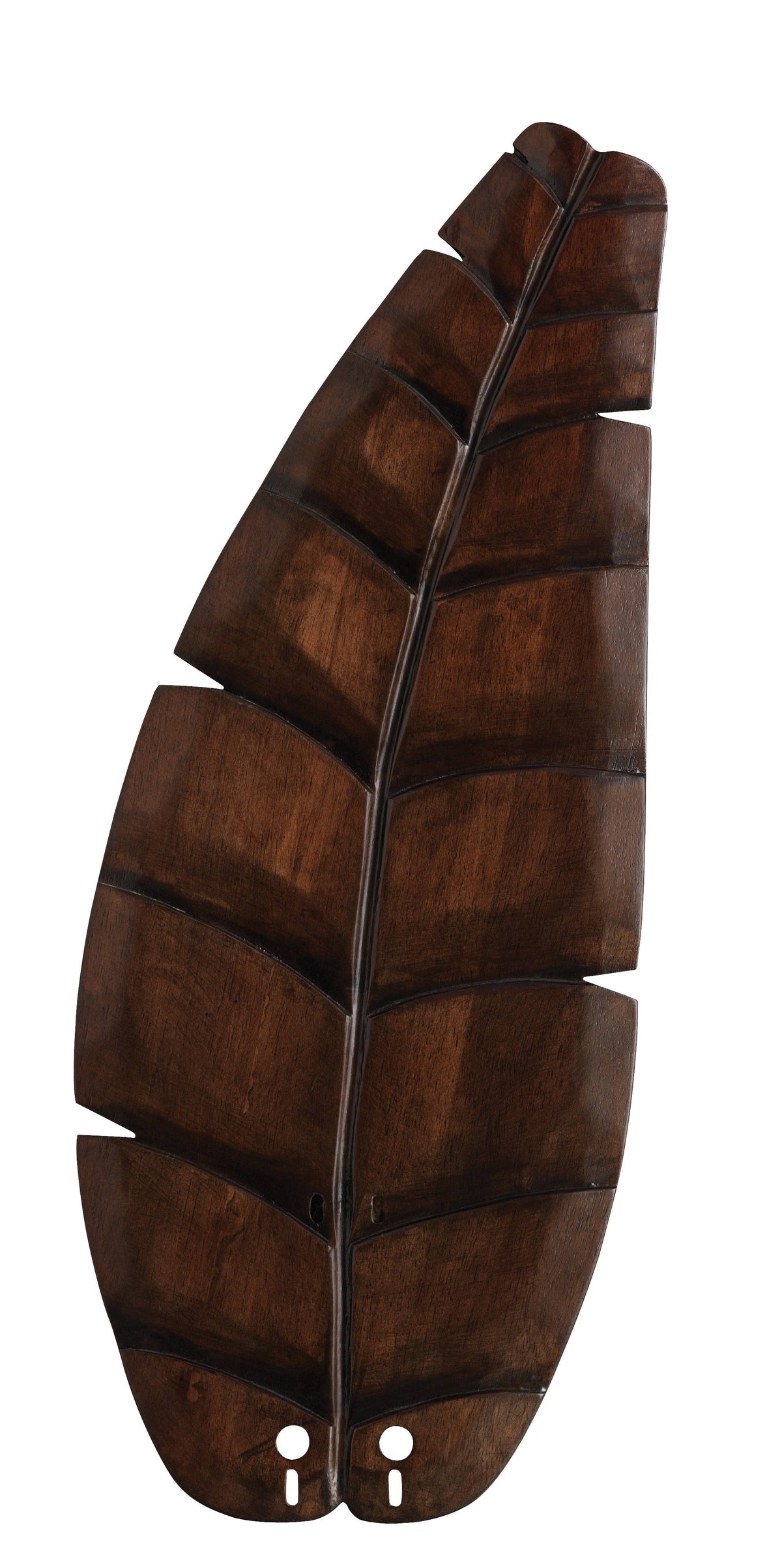 22 inch Oval Leaf Carved Wood Blade I57652
