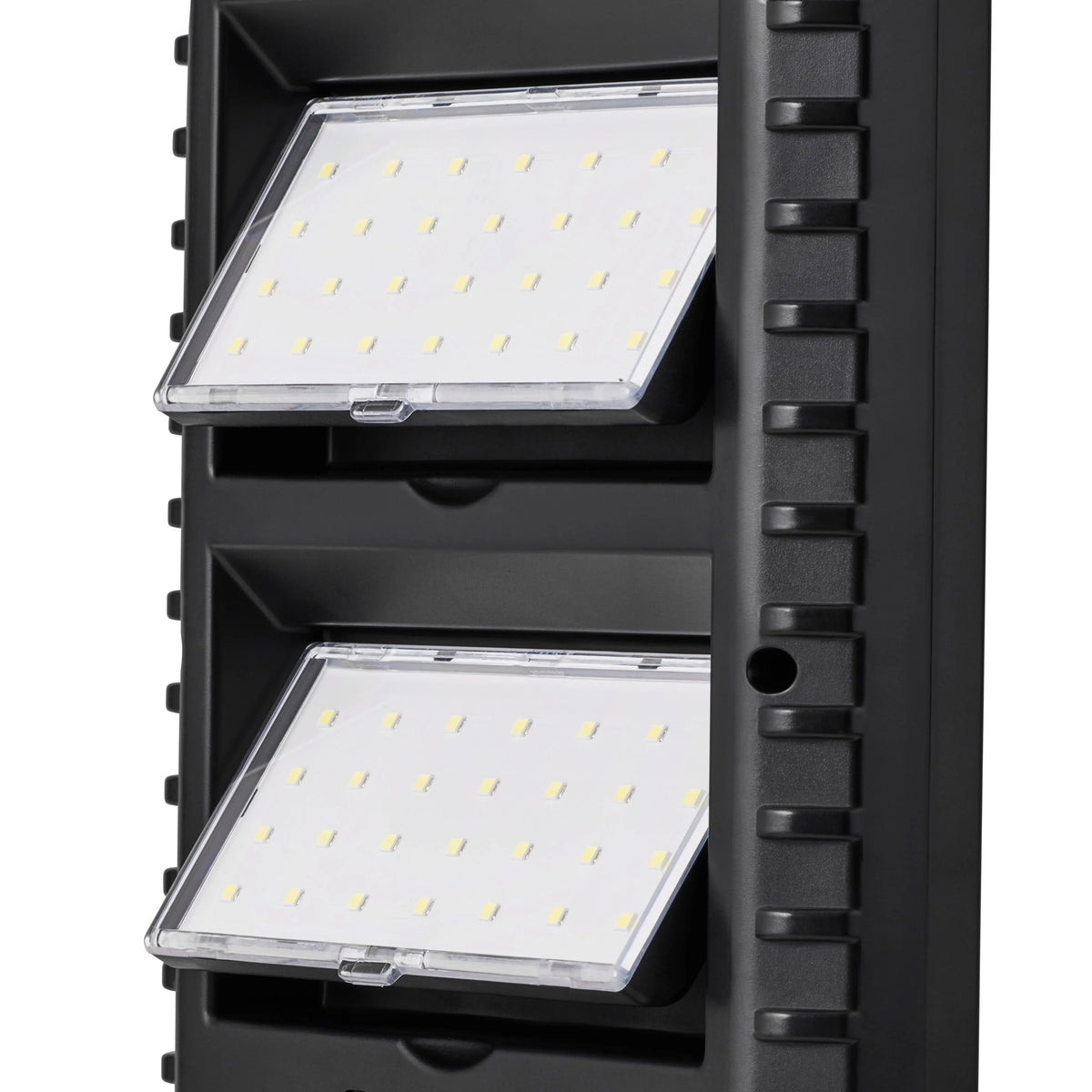 Solar Powered Motion Street and Area Light, Black, 120° Beam Angle D199940