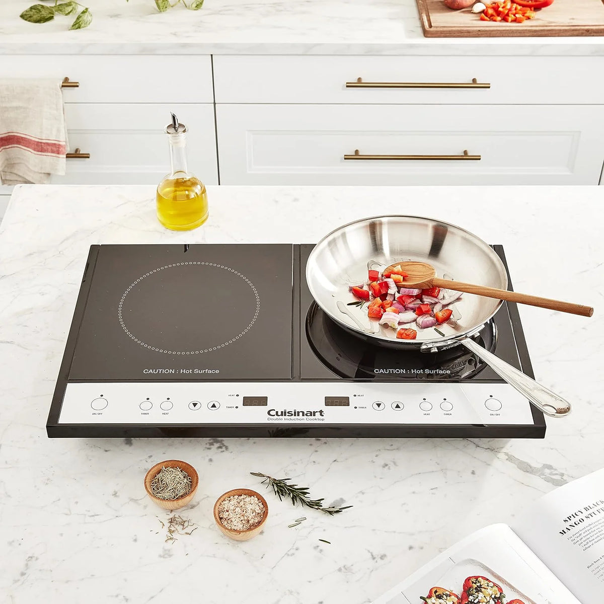 Black Double Induction Cooktop U97964