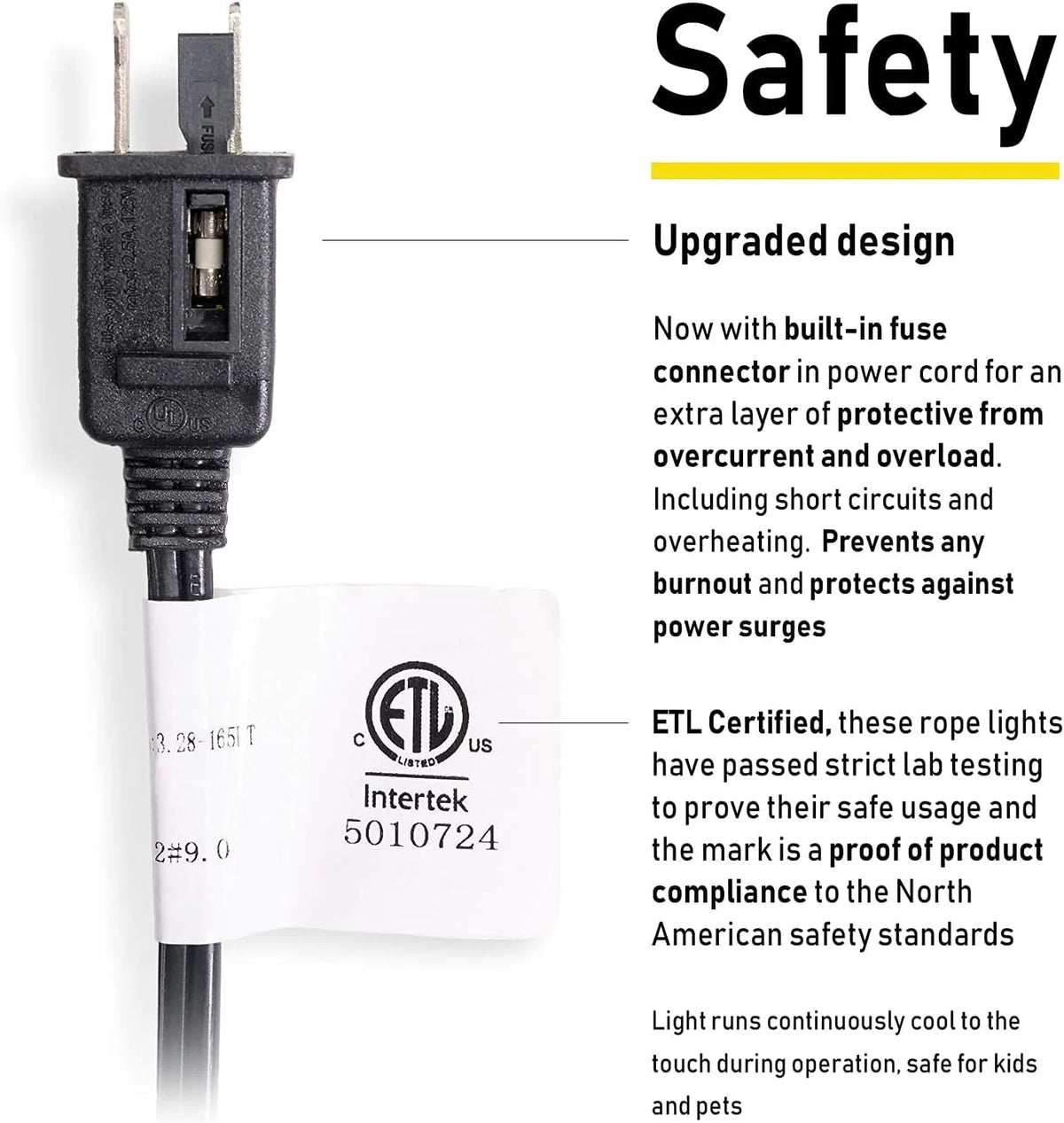 25Ft Red LED Rope Light, Connectable Outdoor Waterproof Z80424