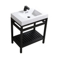 30 in. Stainless Steel Console with Acrylic Sink O31568